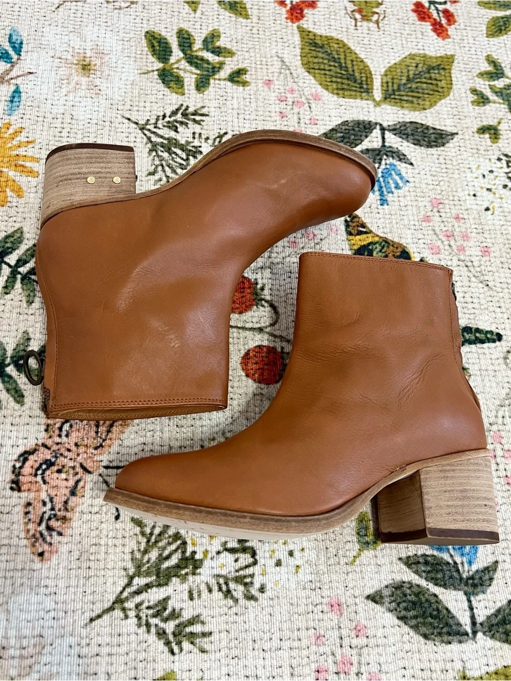 New Anthropologie Beek Pheasant Leather Boots - Picture 4 of 16